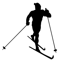 skiing illustration