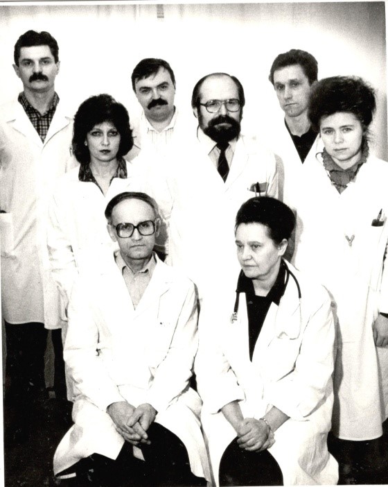 Коллектив кафедры в 1986 г