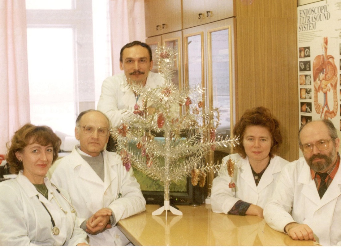 Коллектив кафедры терапии ФПКС 1999г