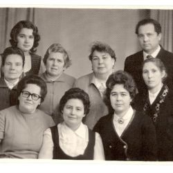 Коллектив кафедры 1974г